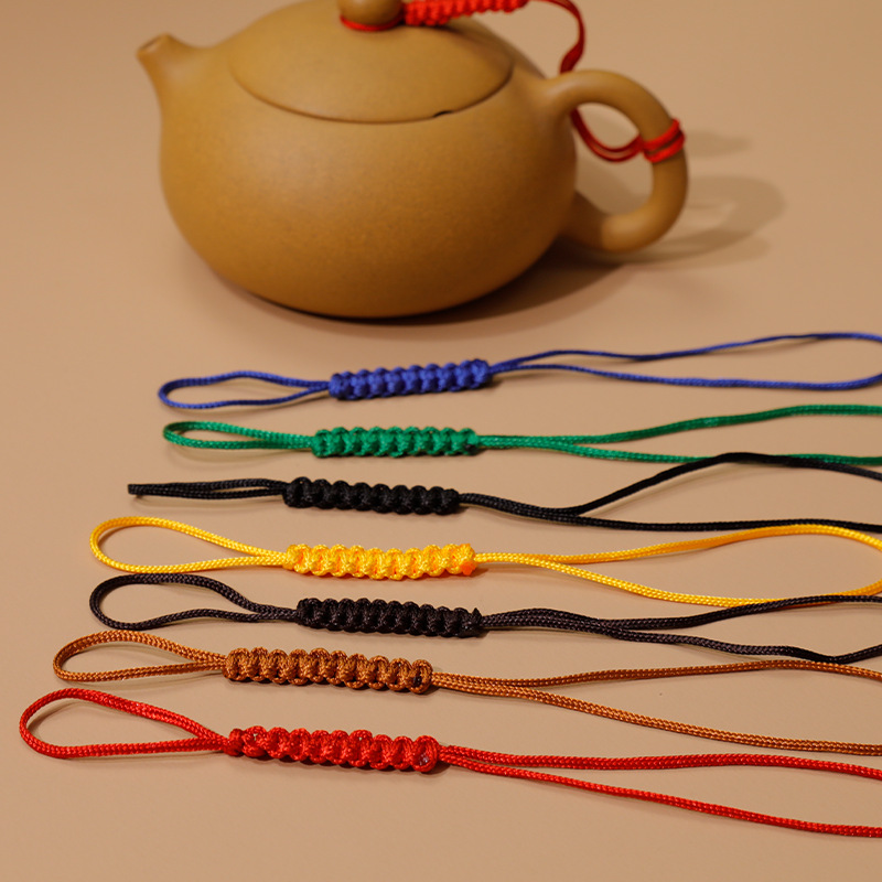 Teapot cover rope red rope teapot rope purple clay pot cover rope tie cover anti-fall rope wholesale manufacturers wholesale