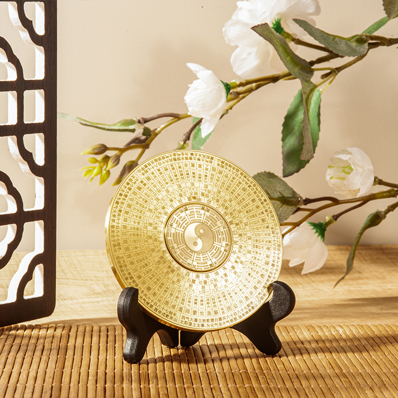Factory direct supply multi-layer rotating compass brass crafts carry gossip feng shui traditional compass ornaments