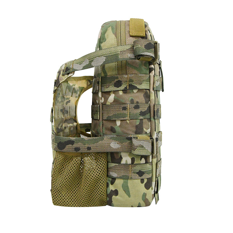 Gaf500D Nylon Foldableable Helmet Cover with Tactical Vest Bag for Connecting Vest