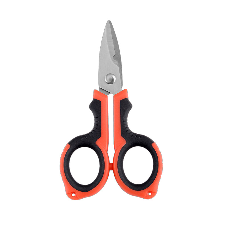 Luya fishing small scissors strong horse PE line lead leather special multi-functional hook fishing small pliers