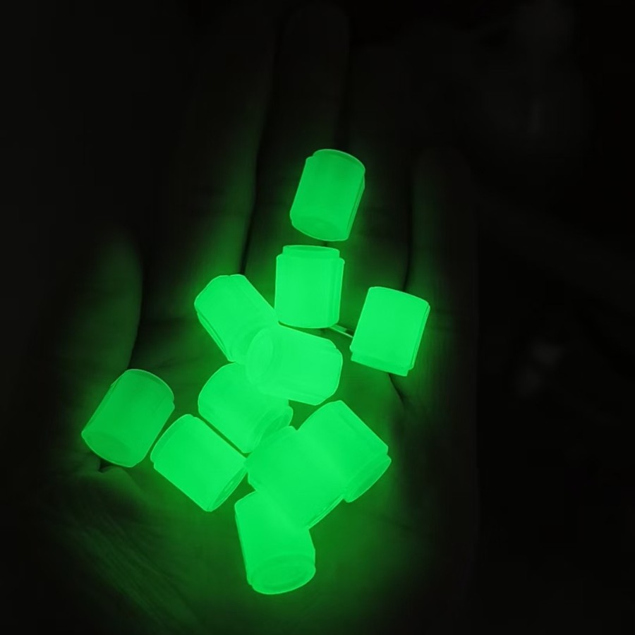 Car tire luminous valve cap motorcycle bicycle integrated universal luminous valve cover fluorescent valve cover
