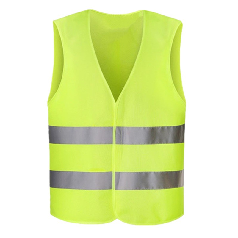 Fluorescent Green Reflective Clothing Vest Traffic Sanitation Work Night Reflective Jacket Car Annual Inspection Spare Reflective Clothing