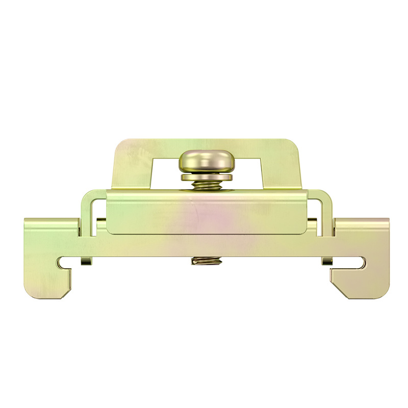 Factory Direct Sales C45 Guide Rail Double-Layer Iron Fixing Piece Buckle Block Empty Opening Guide Rail Fixing Piece Terminal Plug