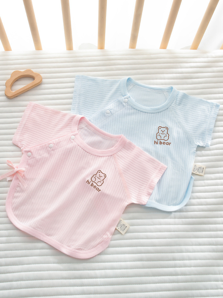 Полукостюм для новорожденных, летний, тонкий, дышащий, без косточек