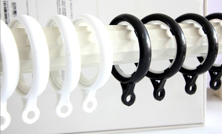 кольцо для занавески вешающее кольцо аксессуары пластиковый крючок кольцо для занавески пряжка римский стержень кольцо утолщенное бесшумное круглое вешающее кольцо