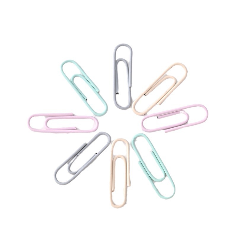 Cross-border exclusive for macaroon color paper clip 28MM 33MM 50mm color paper clip U-shaped pin