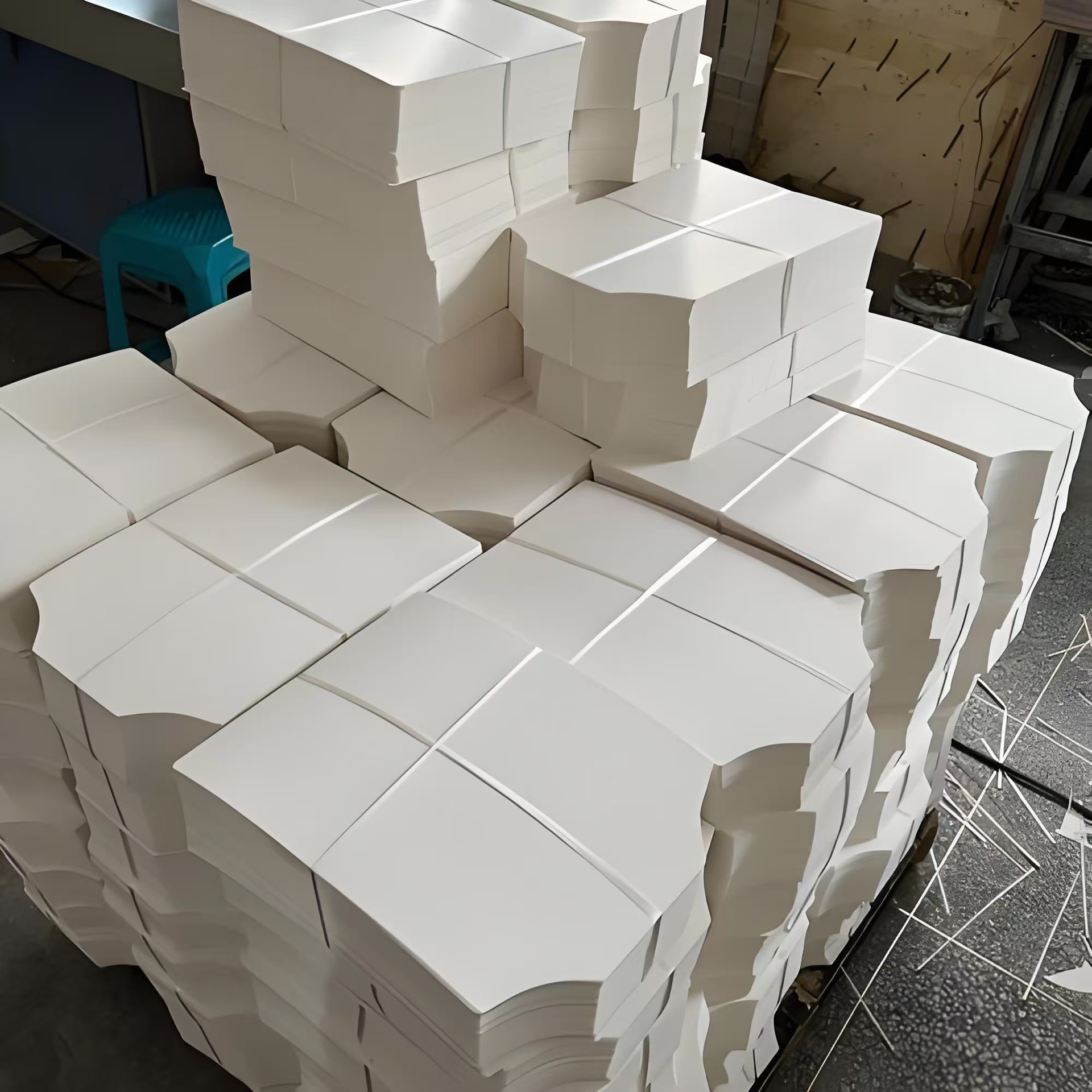 A4 Cardboard Packaging Cardboard Wrapping Paper Clothing Lining Cardboard White Cardboard Right Angle Rounded Corners Various Types of Cardboard