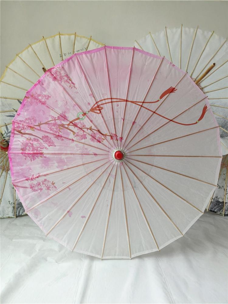 Stone Drum Rainproof and Sunproof Oil Paper Umbrella for Women Ancient Style Props Classical Dance Han Dynasty Umbrella Cheongsam Catwalk Ceiling Tung Oil Umbrella