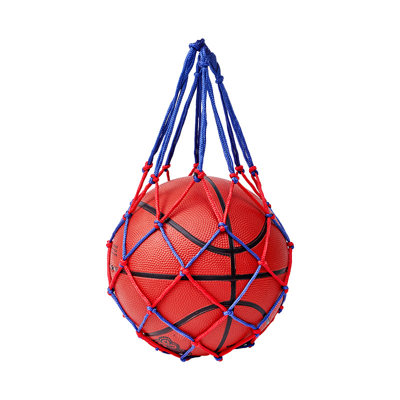 Basketball net bag net bag cross-border e-commerce for hand-woven rope net bag source manufacturers straight hair single bag