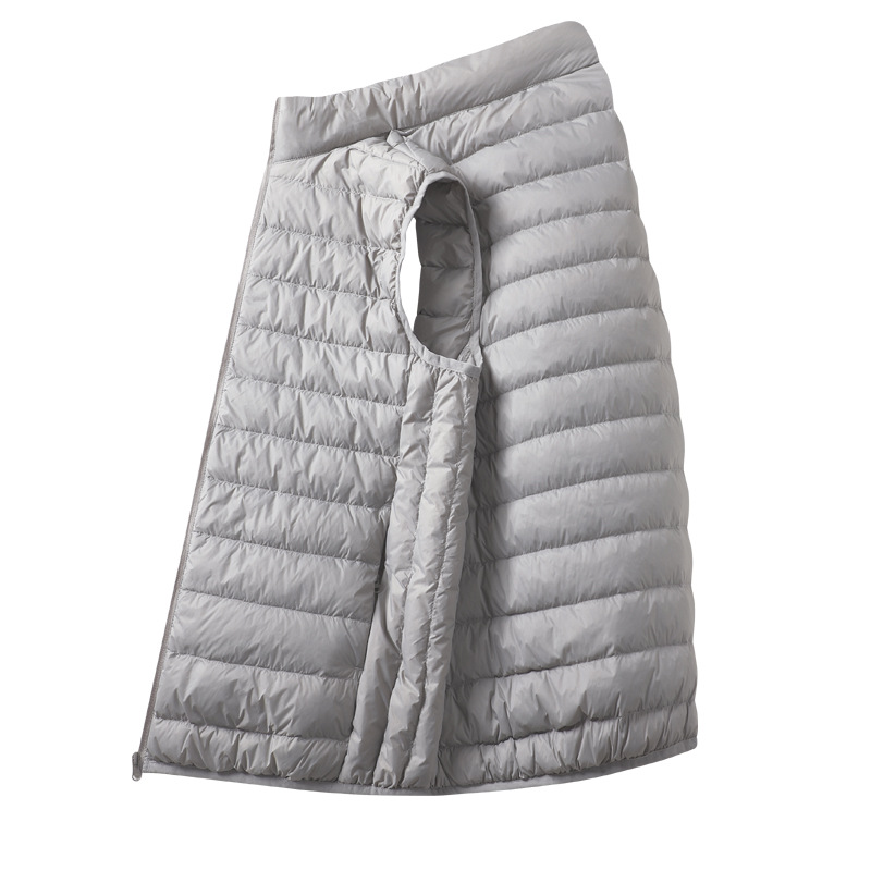 2023 lightweight down vest for men and women couple Winter new lightweight warm waistcoat thin vest for men