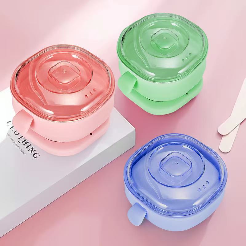 Новая машина для удаления волос с горячим воском, силиконовая складная, портативная, легкая в очистке, с неналипающей кастрюлей