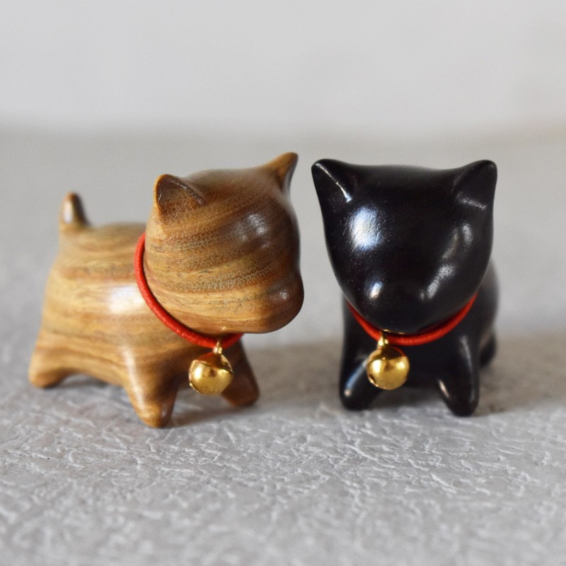Dog Cute Dog Cute Pet diy Accessories Ornaments Crafts Gift Ebony Green Sandalwood Toys