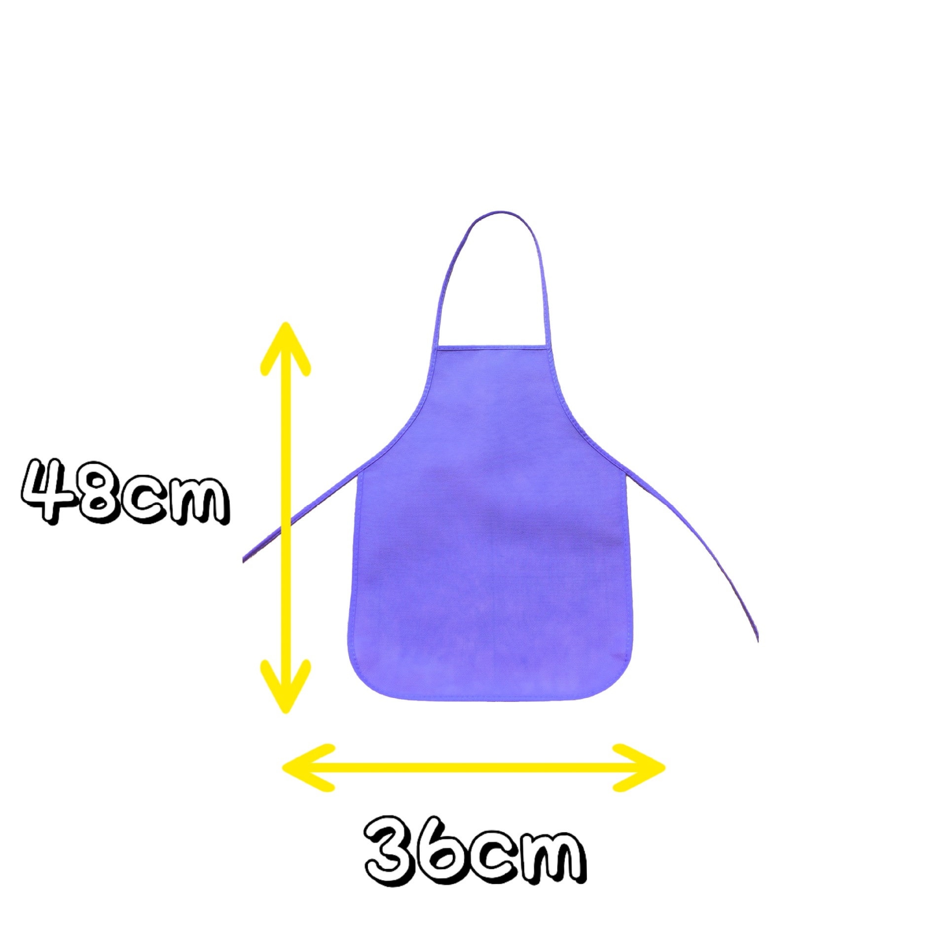 Cross-Border Ready-Stock Children's Apron for Painting, Non-Woven Smock, Bib Apron, Household Art Waterproof Sleeveless Wholesale