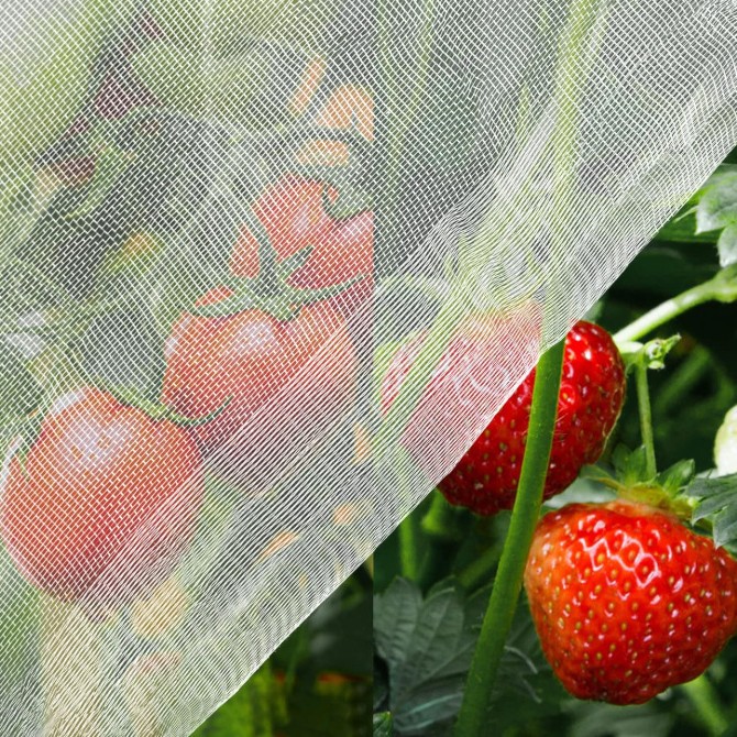 Сетка против насекомых DIY, зашифрованная сетка для защиты овощей от вредителей, сетка для защиты растений