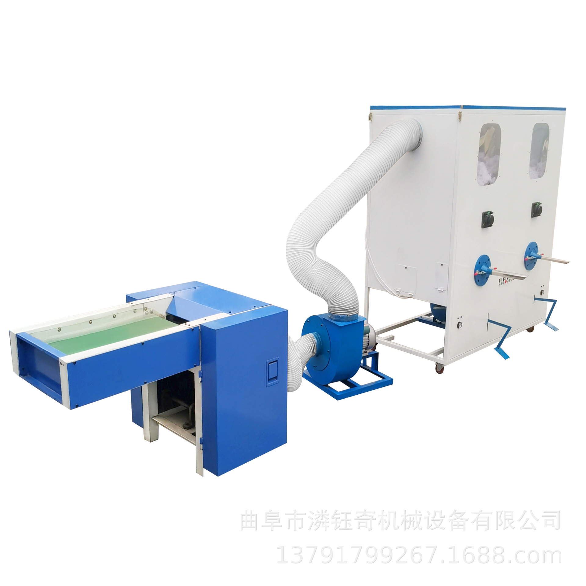 Dual-Station Pet Nest Filling Machine, Pearl Cotton Chemical Fiber Cotton Opening Machine, Lazy Sofa Pillow Filling Machine