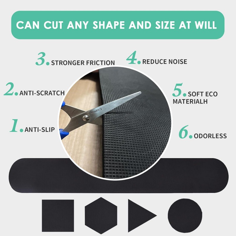 4 pieces of non-slip furniture pads are suitable for recliners, recliner non-slip grippers, recliner floor protectors, hard