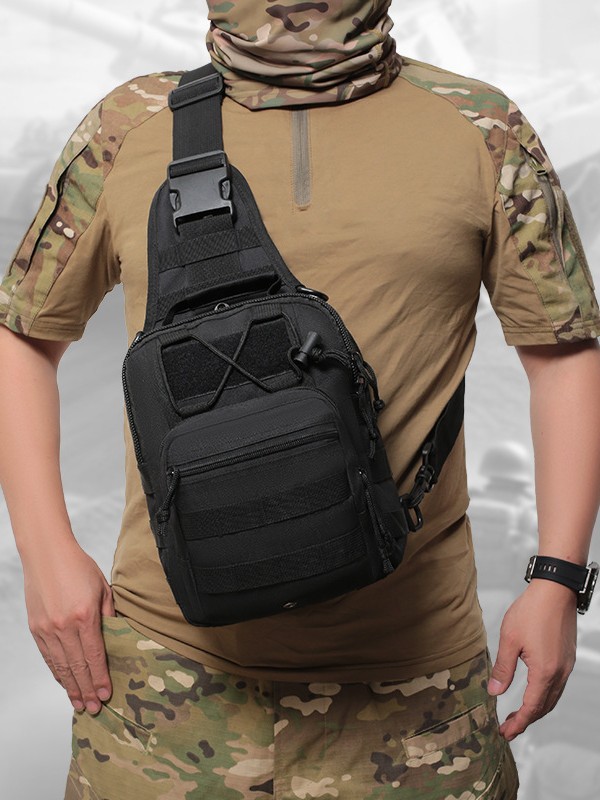 Тактическая сумка на грудь для мужчин, камуфляжная, портативная, кросс-бордерная, для активного отдыха