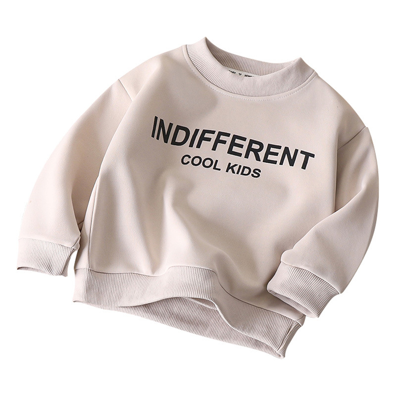 2025 Spring & Fall Kidsren's Pullover Sweatshirt Long-Sleeved Korean Style Jacket Sports Casual Loose Top for Boys and Girls