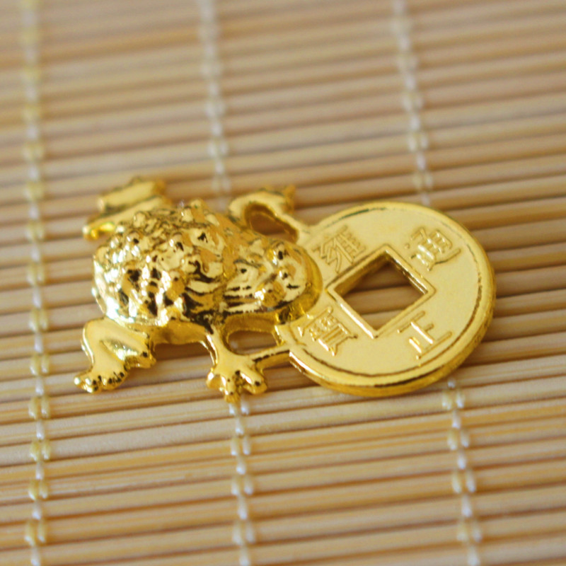 Новый золотой жаба из меди ювелирные изделия DIY аксессуары для стола золотой диаметр 26мм оптовая продажа
