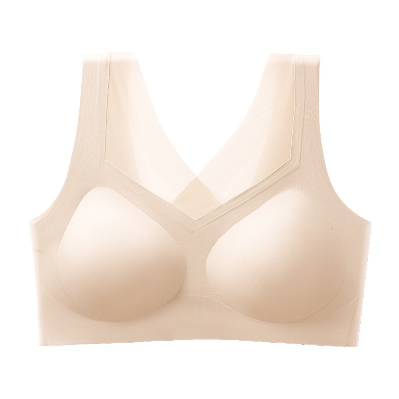 Incognito Naked Sense Underwear Women's Small Chest Large Gather-up Non-rimless Vest Bra Anti-sagging Beautiful Back Bra Vest