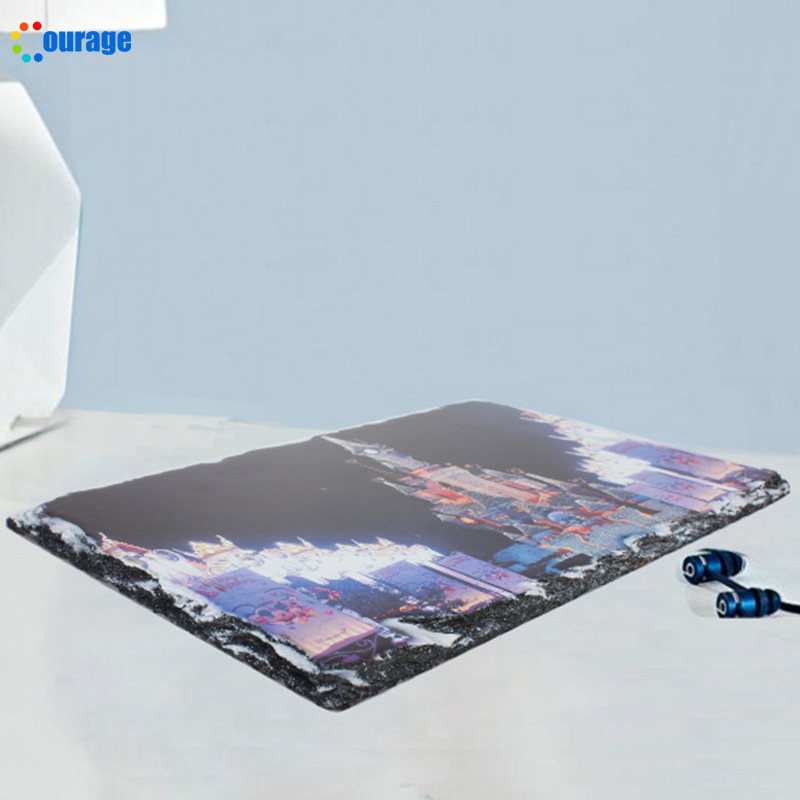 Thermal transfer lithographic square blank decorative painting consumables printing map natural rock stone diy commemorative photo decoration