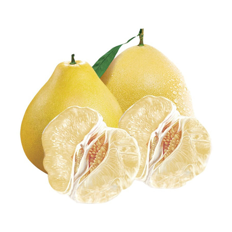 Fujian White Heart Pomelo, Fresh Seasonal Fruit, Freshly Picked, Sour, Sweet, Juicy and Delicious White Flesh Pomelo, Non-Red Heart Pomelo