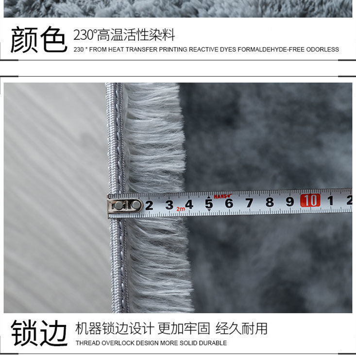 Scandinavian Carpet Bedroom Ins Popular Same Style Floor Mat Plush Room Bedside Blanket Carpet Living Room Man Zhao