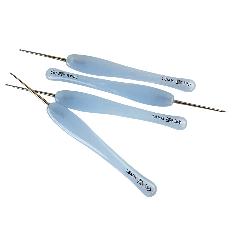 Jinlan Crochet Blue Moonlight Resin 2.0 New Needle Head Hand Knitting Tool