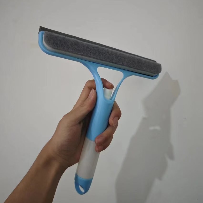 Multi-functional glass cleaning artifact household window wiper with watering can special cleaning three-in-one