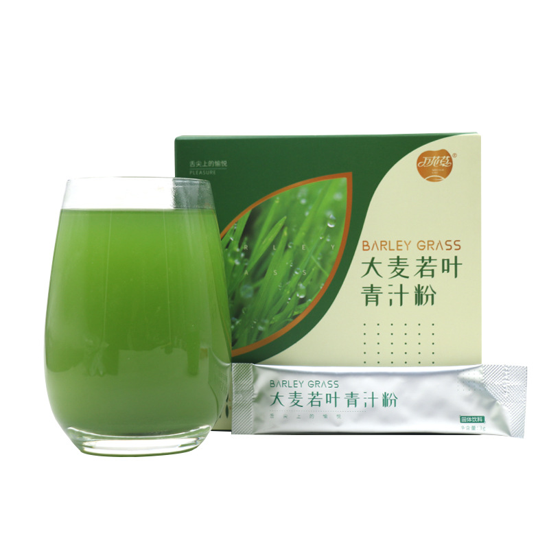 Порошок зеленого сока из ячменных листьев, порошок из ячменных ростков, замена пищи, зеленый сок, высокое содержание клетчатки