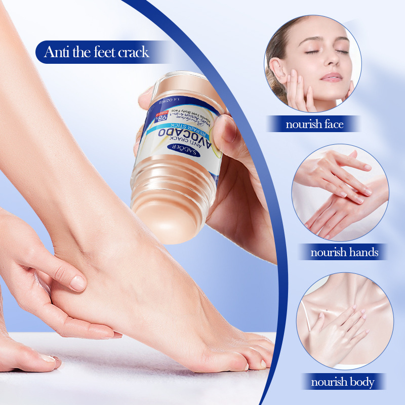 Full English Sadoer Anti-Dry Crack Vaseline Avocado Repair Stick Anti-Dry Crack Foot Cream Cross-Border Foreign Trade Wholesale