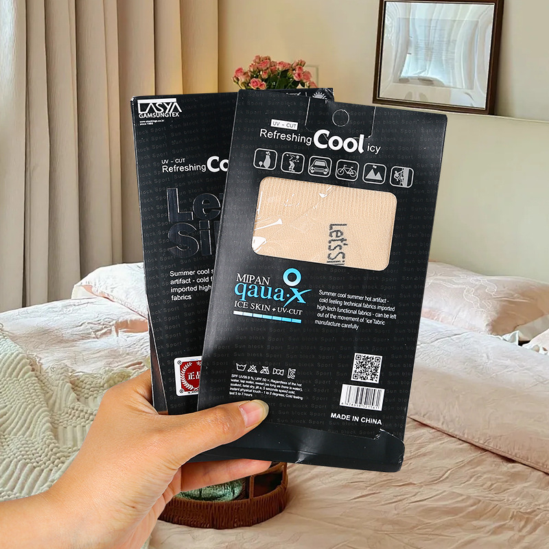 Ice Sleeve New Summer Sunscreen Sleeve Unisex Simple Fashion Hand Sleeve UV Protection Driving Cycling Ice Sleeve