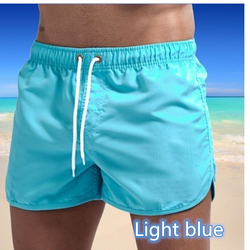 2025 New Breathable Fitness Men's Fashion Sports Shorts Running Quick-Drying Pants Summer Thin Training Beach Pants