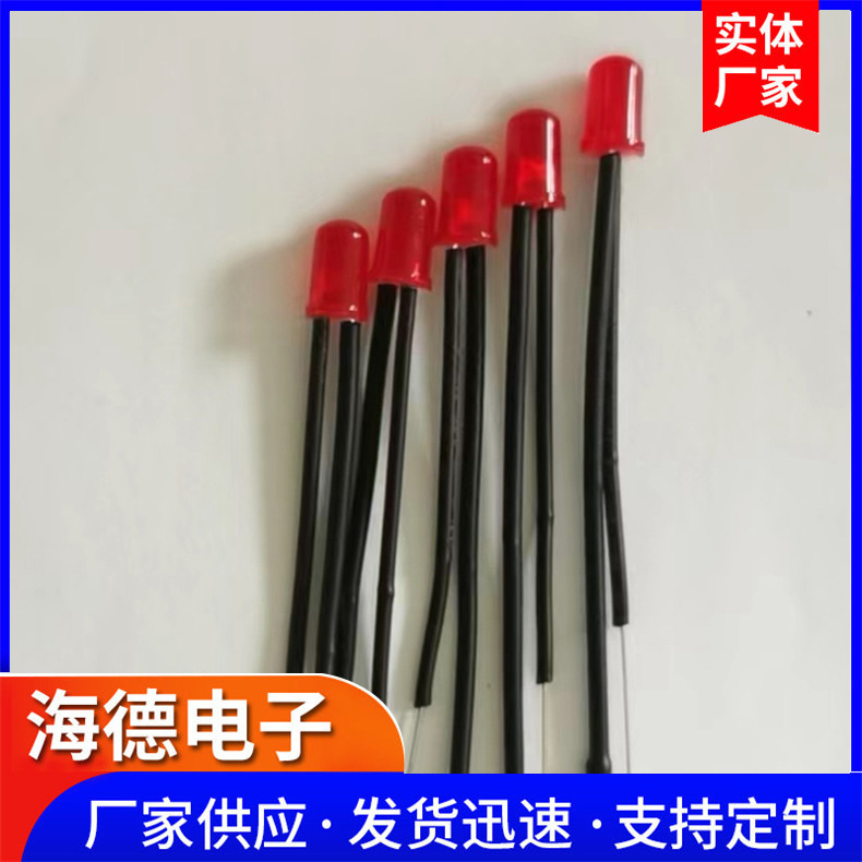 Supply LED Red Indicator Light Colorful Indicator Torch Plus Resistance Bulb 6 * 18 Germanium Light Indicator Bulb