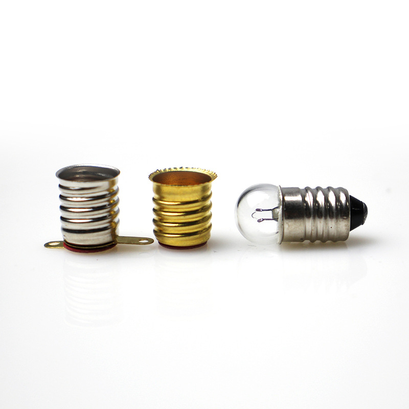 Manufacturer Supplies Primary School Students Experimental Light Bulbs Small Electric Beads 1.5V2.5V3.8V Screw Lamp Beads Laboratory Small Light Bulbs