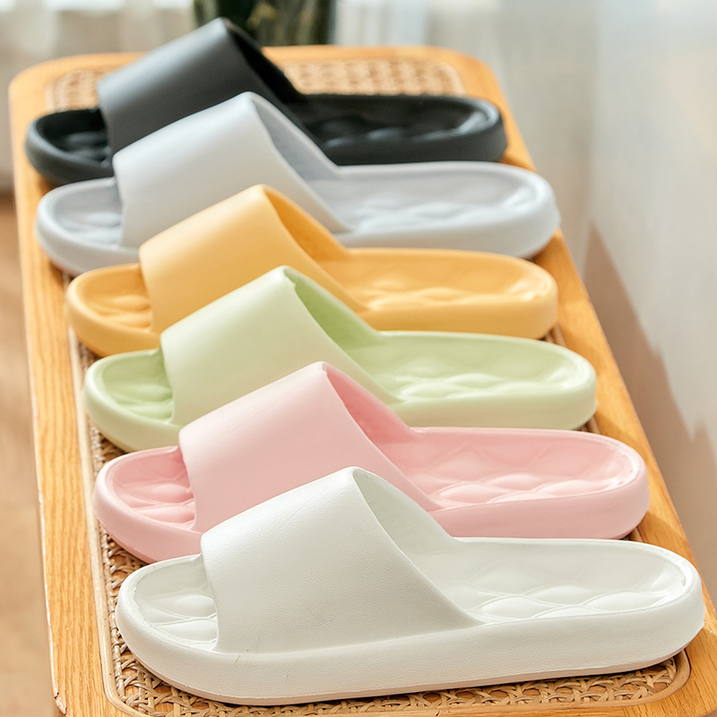 Women's summer home indoor bath non-slip couple outdoor wear shit feeling home slippers men's wholesale