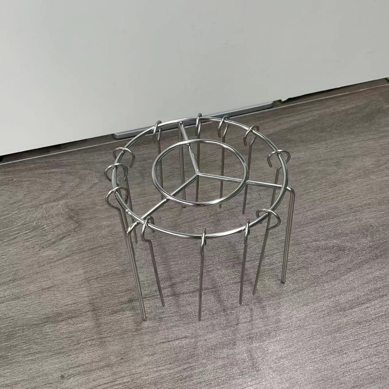 Stainless Steel Skewers Air Fryer Vertical Grill Vertical Baking Grill Kitchen Household Oven Accessories