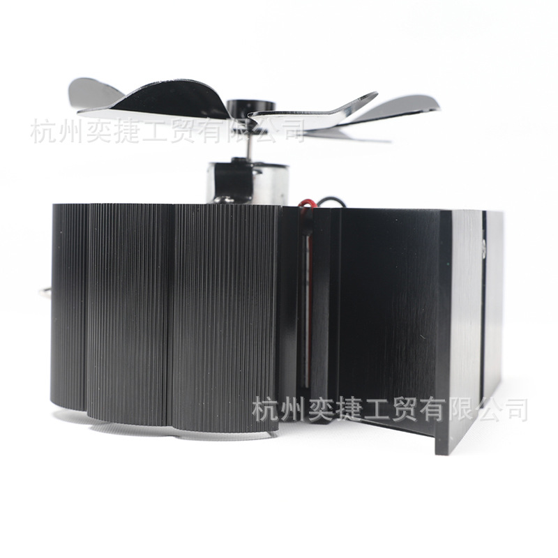 Mini Fireplace Fan New Thermal Power Fan Ecological Wood Fireplace Heating Stove Hot Fan Cross Border