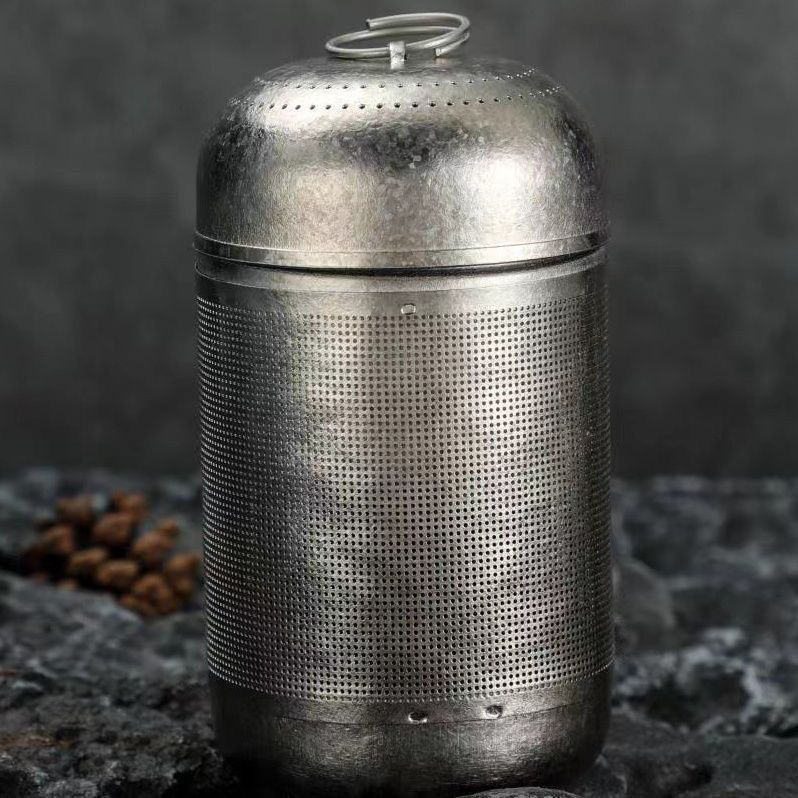 Чистый титановый универсальный чайный сет, чайный фильтр, отделитель чая, легкий портативный аксессуар для заваривания чая