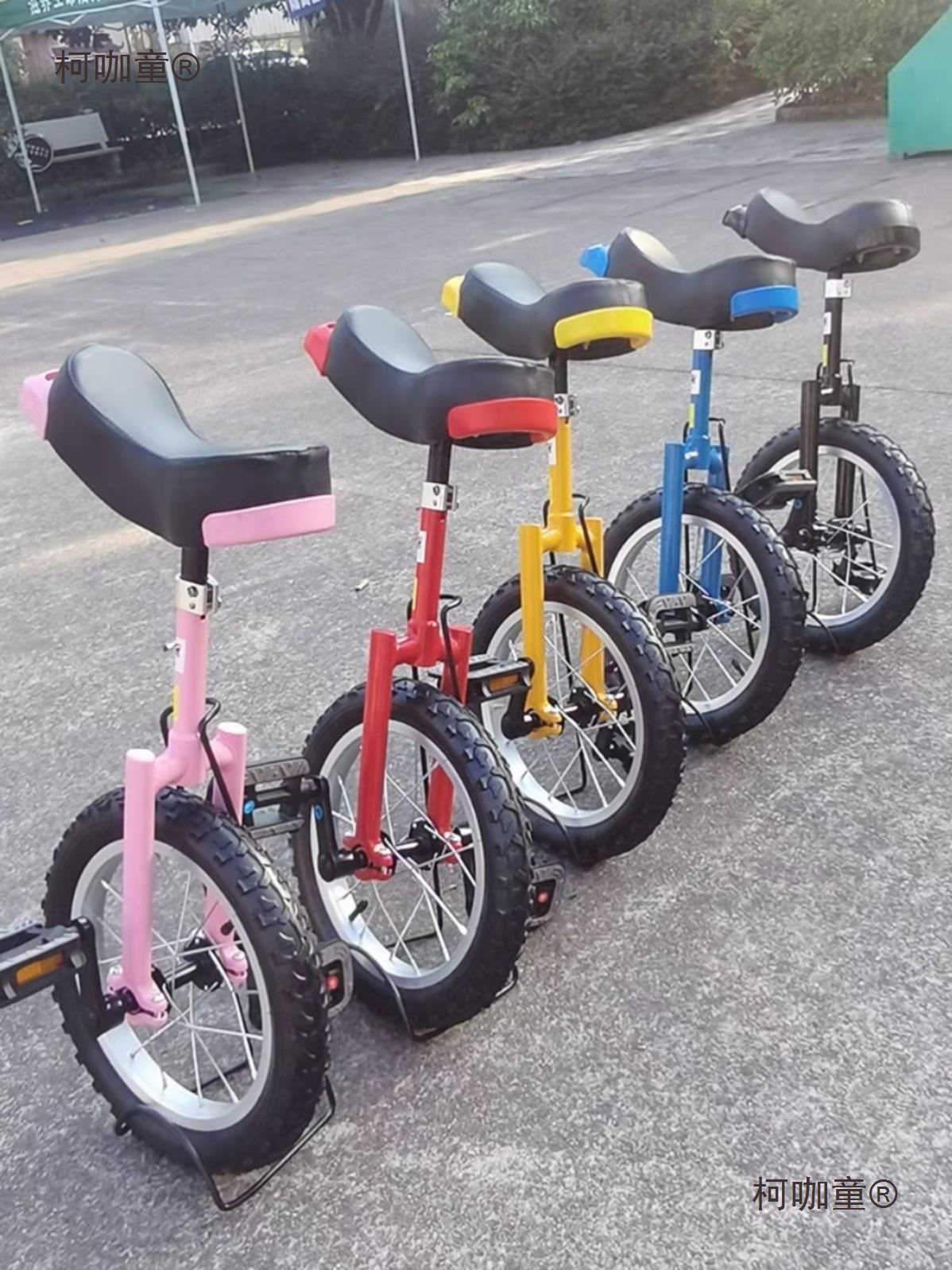 New Children's Adult Unicycle Aluminum Alloy Rim Bicycle Acrobatics Single Wheel Pedal Children's Balance Metabo