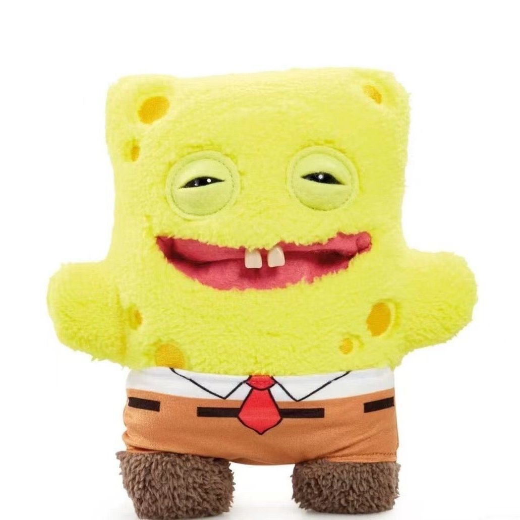 Fuggler Spongebob Squarepants Big Star Mutated Ugly Funny Gift Doll Creative Teeth Monster Doll
