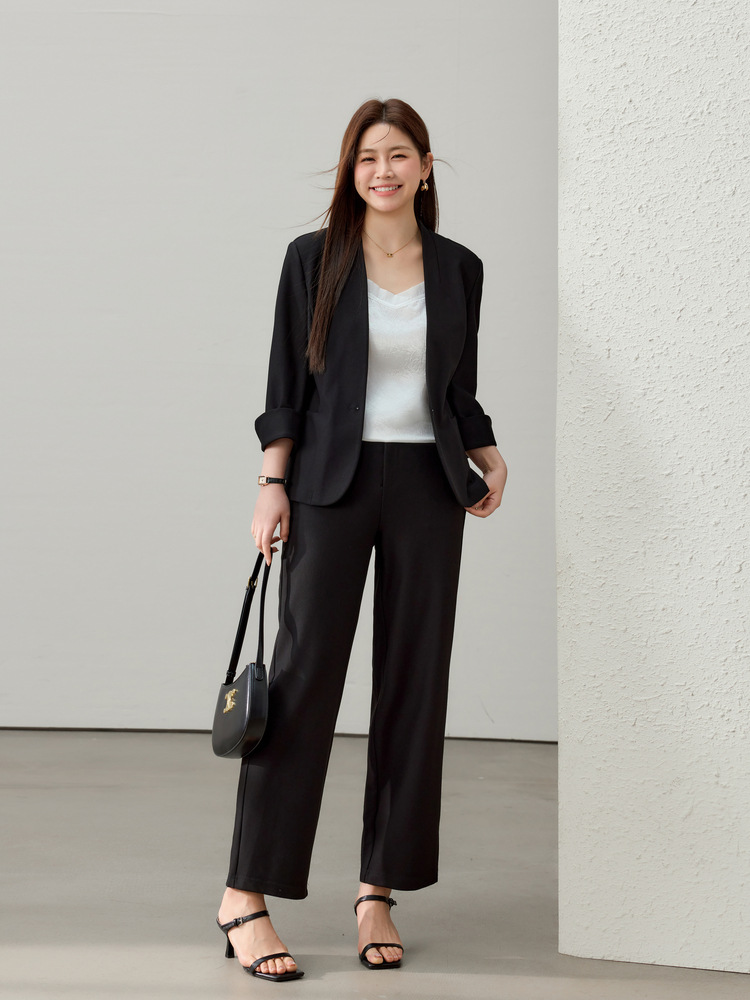 модный деловой стиль, двухпредметный комплект для полных 2025