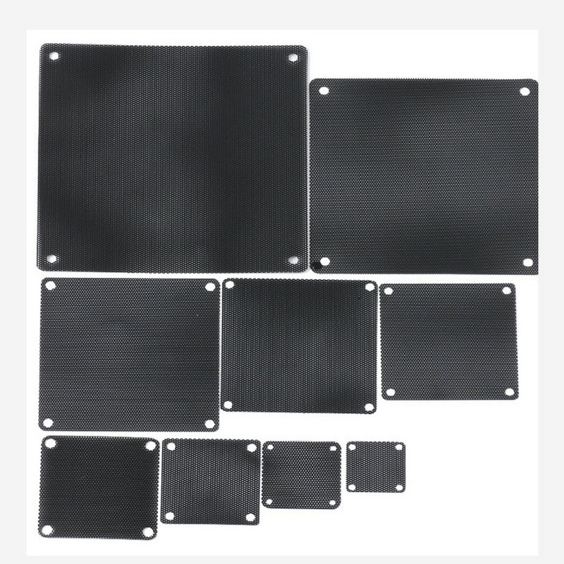 Chassis Pvc Dustproof Net Fan Speaker Grille Computer Host Punching Plate Magnetic Dustproof Net Audio Cooling Net