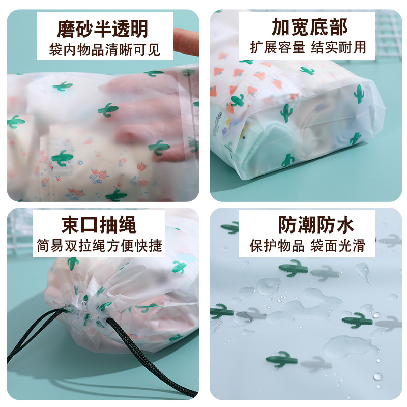 Drawstring Pocket, Travel Clothes Packaging Bag, Organizing and Storage, Toy Shoe Storage Bag, Dust-Proof Bear Drawstring Bag