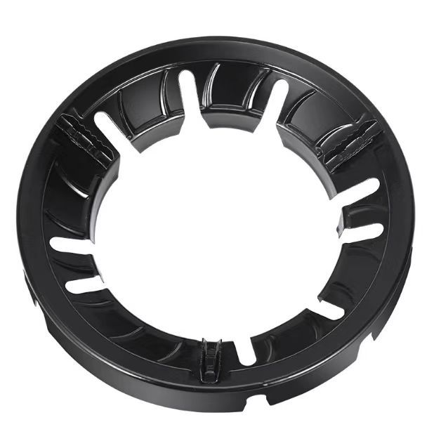 Non-Slip Fixed 9-Opening Enamel Gas Stove Cover, Energy-Saving Cover, Windproof Cover, Wind-Blocking Ring