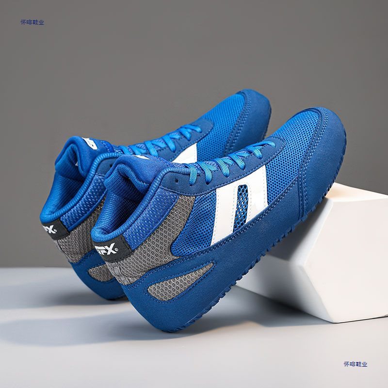 2025 New Lightweight Indoor Fitness Professional Comprehensive Wrestling Competition Shoes Are Non-Slip, Breathable and Not Stuffy for Feet