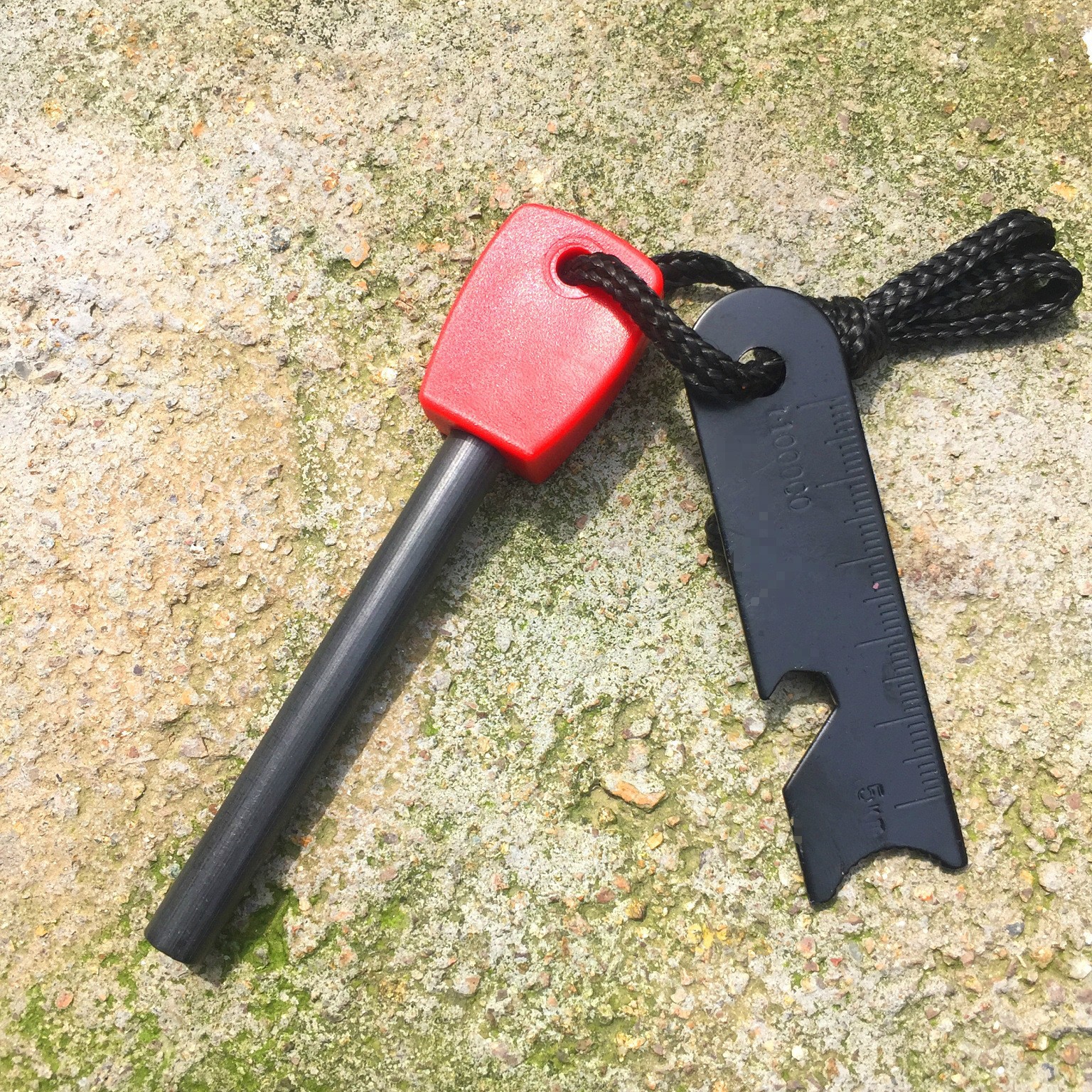 Large solid Firestone outdoor fire-taking magnesium strip magnesium rod fire Rod outdoor equipment fire-taking Rod bottle opener