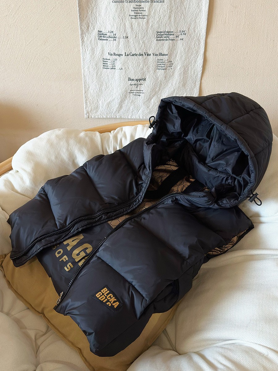 Children's down Vest Winter New Style Boys and Girls Baby Thickened Vest Infant Casual Warm Children's Clothing Vest