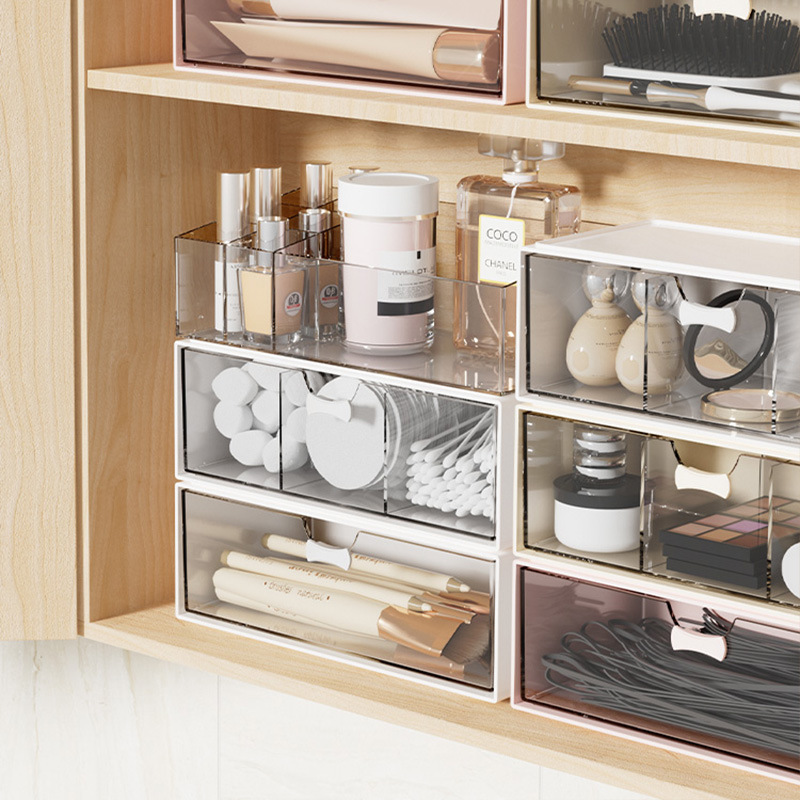 Mirror Cabinet Storage Box Toilet Washstand Cosmetic Lipstick Storage Rack Bathroom Cabinet Internal Crate Sorting Box