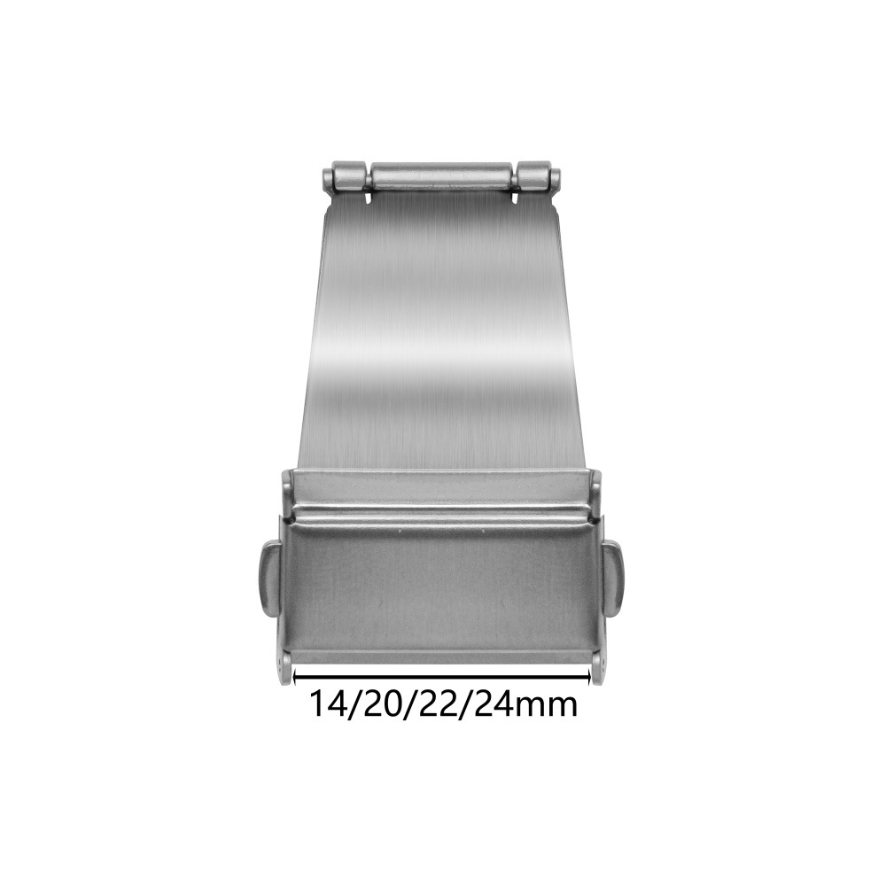 Аксессуары для часов 304 три слоя с металлическим браслетом 304 нержавеющая сталь двойной нажим застежка складная застежка для часов